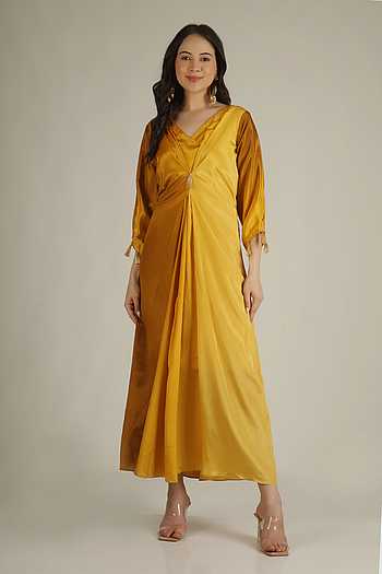 Draped Knotted Dress