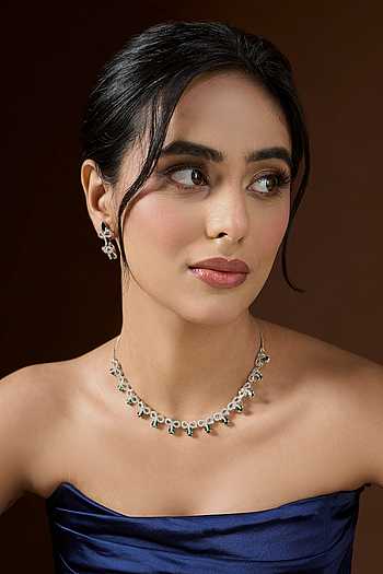 Stone Studded Necklace Set 