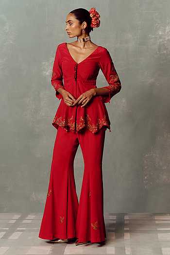 Crimson Dynasty Kurta Set