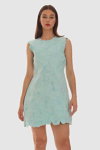 Embroidered Short Dress