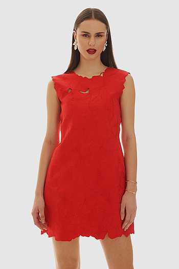 Floral Embroidered Dress