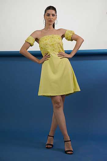 Floral Embroidered Dress