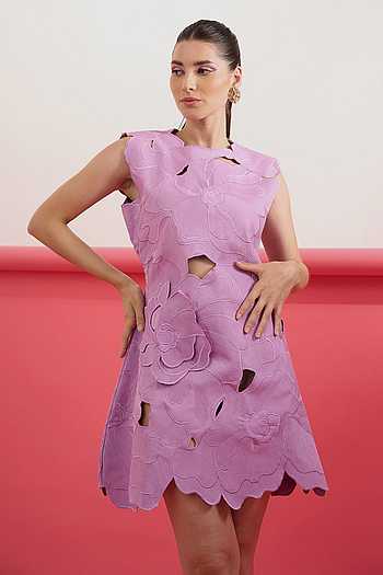 Floral Cutwork Embroidered Dress