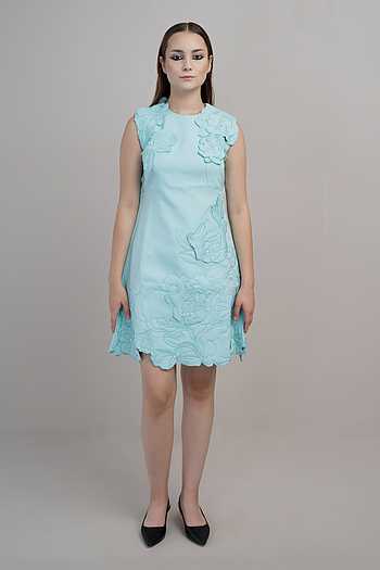 3D Flower Embroidered Dress