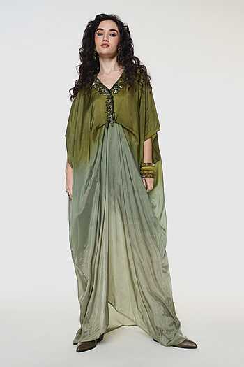 Alba Sapphire Shaded Kaftan