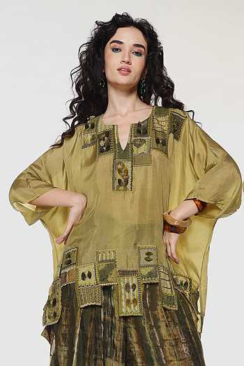 Sylvie Patchwork Kaftan Shirt