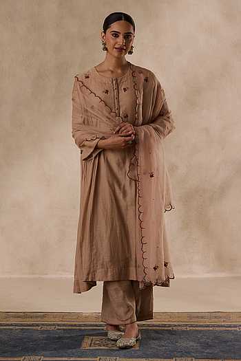 Floral Embroidered Kurta Set
