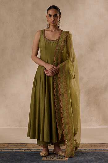 Resham Embroidered Anarkali Set