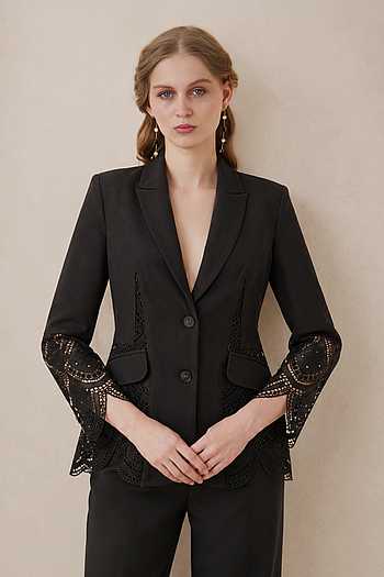 Vaelisse Lace Panel Jacket