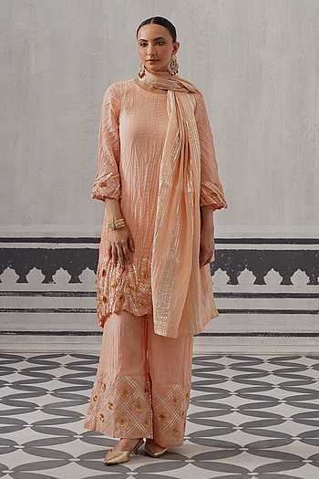 Rasna Crinkled Textured Kurta Set