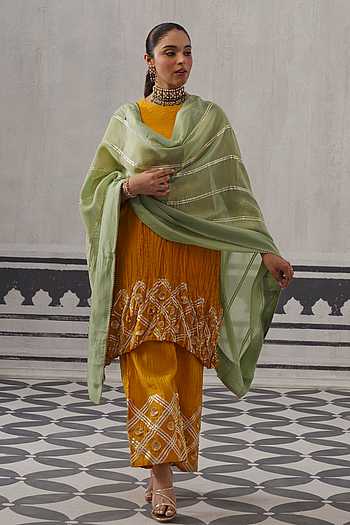 Rasna Border Embellished Kurta Set