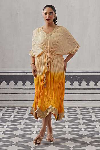 Sasha Ombre Embellished Kaftan