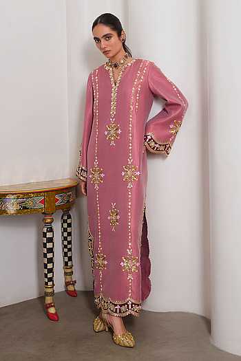 Heirloom Applique Embroidered Kaftan