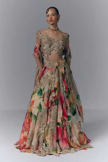 Printed Lehenga Set