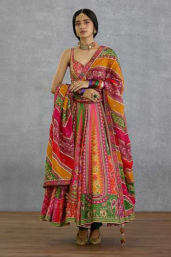 Rangili Anusha Printed Anarkali Set