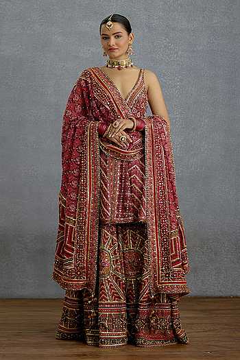 Rangila Patola Kali Kurta Sharara Set