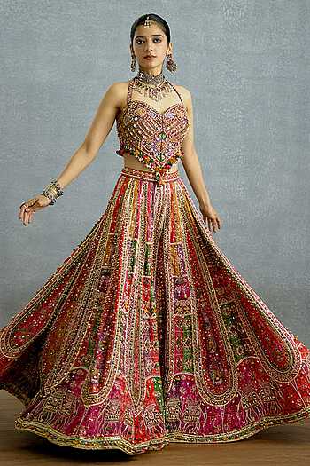 Rangraaga Patola Corset & Sharara Set