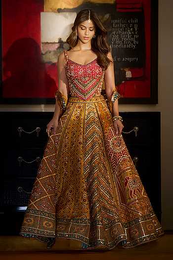Kanak Meher Corset Lehenga Set