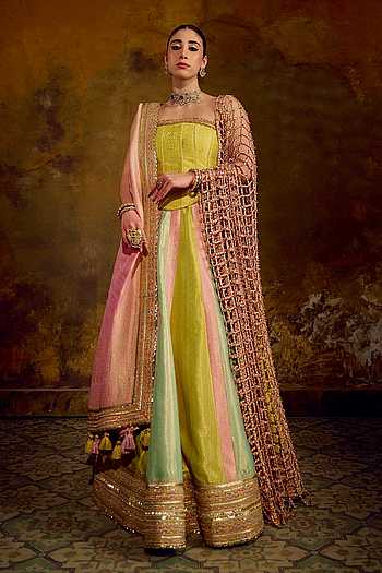 Indradhanush Banarasi Brocade Lehenga Set