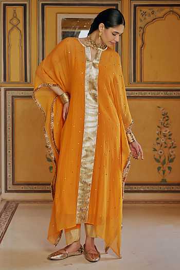Embellished Kaftan & Pant Set