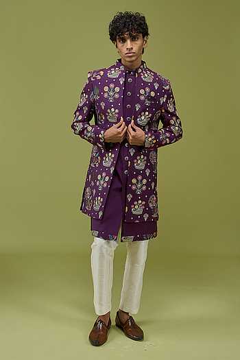 Pattern PC Sherwani Set