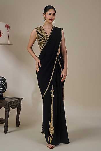 Sitara Sharbat Pre-Stitched Saree With Blouse