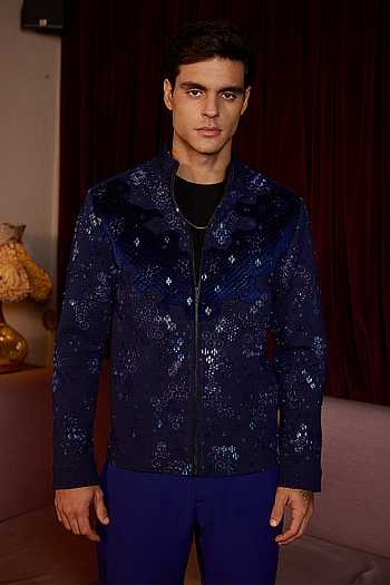 Opulent Dusk Hand Embroidered Jacket