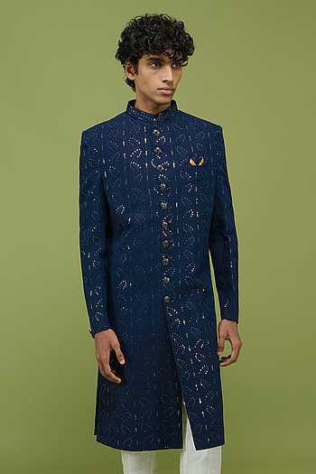 Embroidered Sherwani & Pant Set