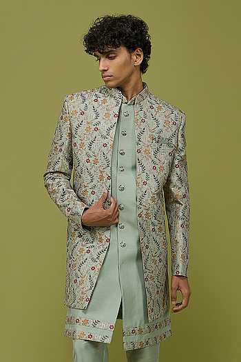 Pattern Pc Sherwani Set