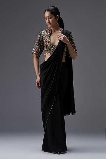 Regal Reverie Draped Saree Set