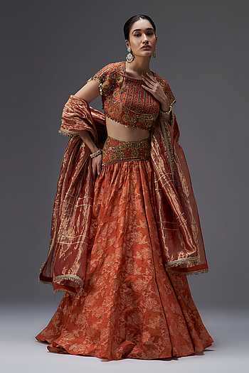 Riwaayat Embroidered Lehenga Set