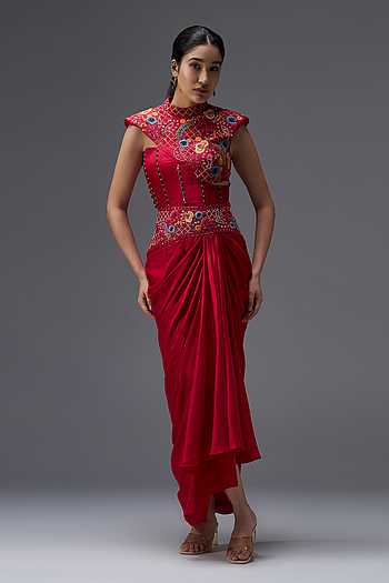 Ratan Mahal Corset Top & Skirt Set