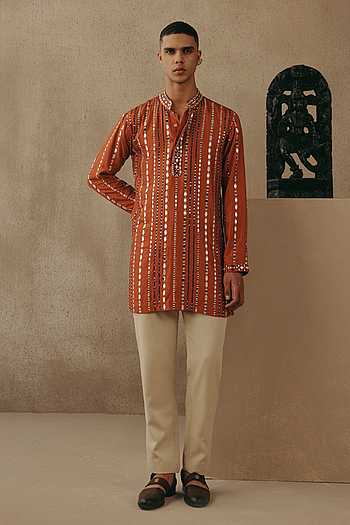 Mirror Work Kurta Set