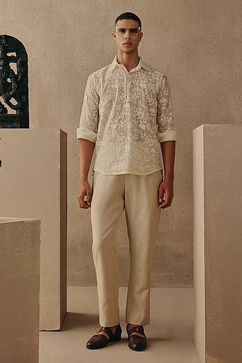 Chikankari Embroidered Kurta Set
