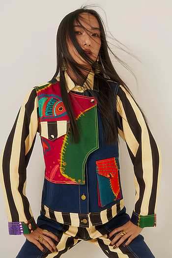 Forest Mosaic Print Jacket