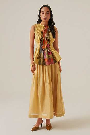 Jungle Swing Print Top & Skirt Set