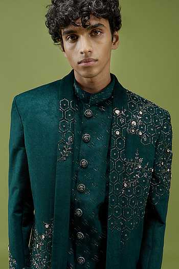 Embroidered Sherwani Set