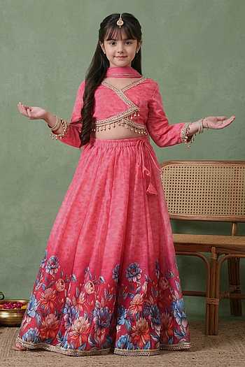 Flower Print Lehenga Set 
