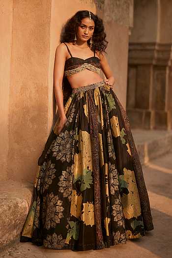 Rosie Print Lehenga Set