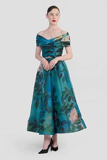 Off Shoulder Twisted Draped Dress
