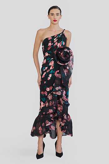 Small Rose Print Dress