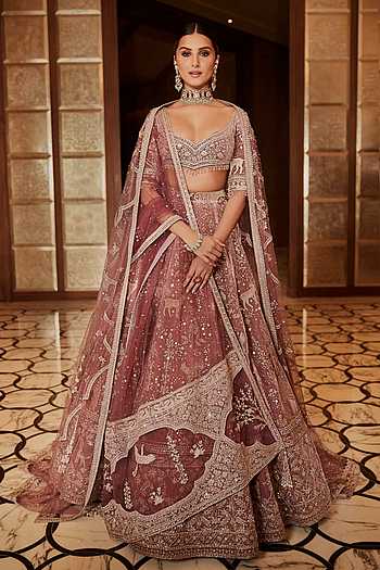 The French Rose Tales Of Masai Bridal Lehenga Set