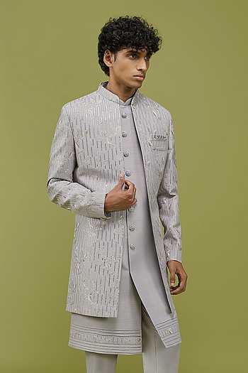 Pattern Pc Sherwani Set
