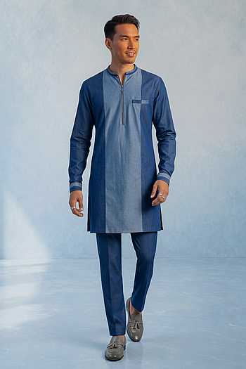 Joshua Colorblock Kurta Set
