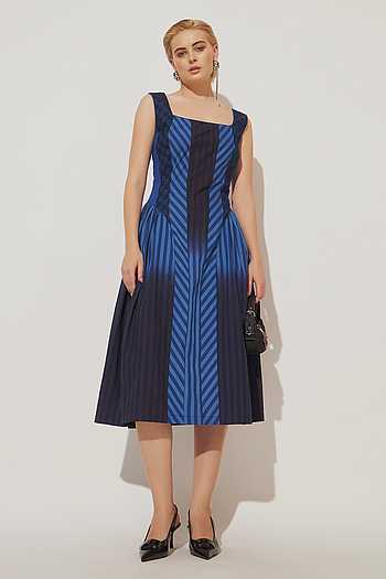 Solis Stripe Pattern Dress