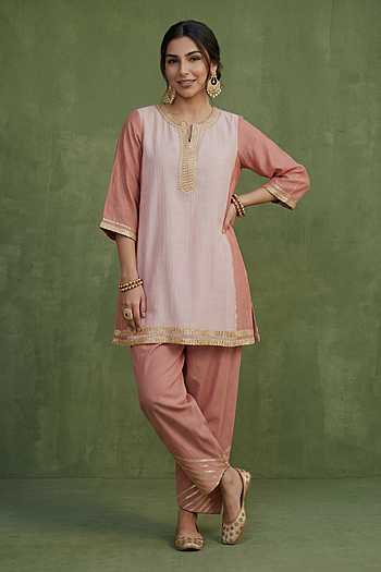 Chanderi Kurta & Salwar Set