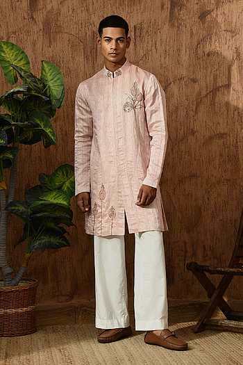Zardozi Embroidered Kurta & Pant Set