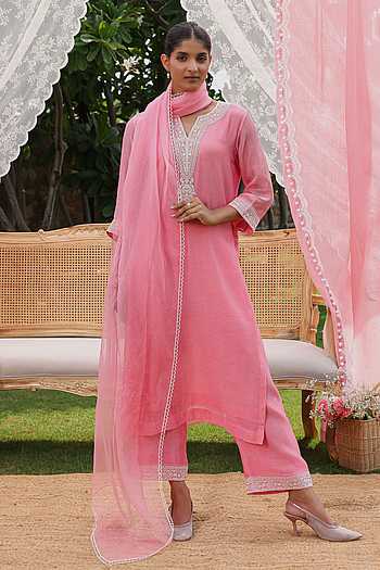 Sophia Dori Embroidered Kurta Pant Set