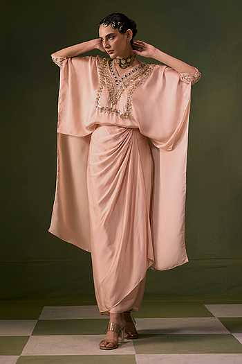 Nexa Embroidered Top & Skirt Set