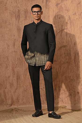 Zardozi Work Bandhgala & Pant Set